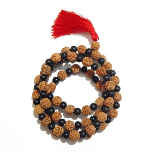 Rudraksha Karungali Mala