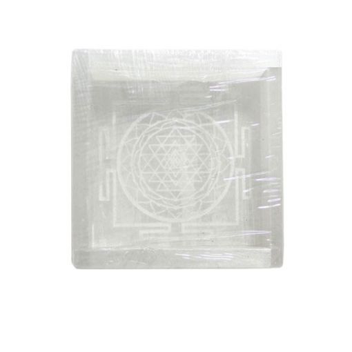 Selenite Box with Shri Yantra
