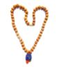 Rudraksha Mala with Lapis Pendant