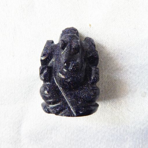 Blue Goldstone Ganesha