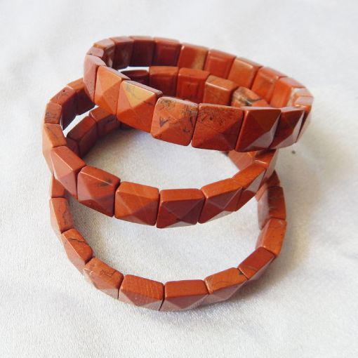 Red Jasper Pyramid Bracelet