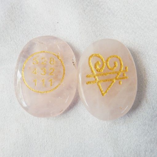 Rose Quartz Zibu Coin