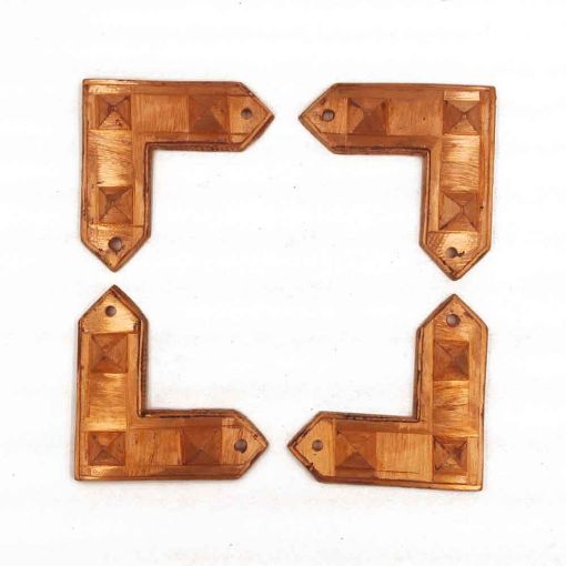 Copper Corner Angle Pyramid Set 